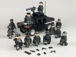 SWAT SPEZIAL SOLDATEN - KLEMMBAUSTEINE MINIFIGUREN