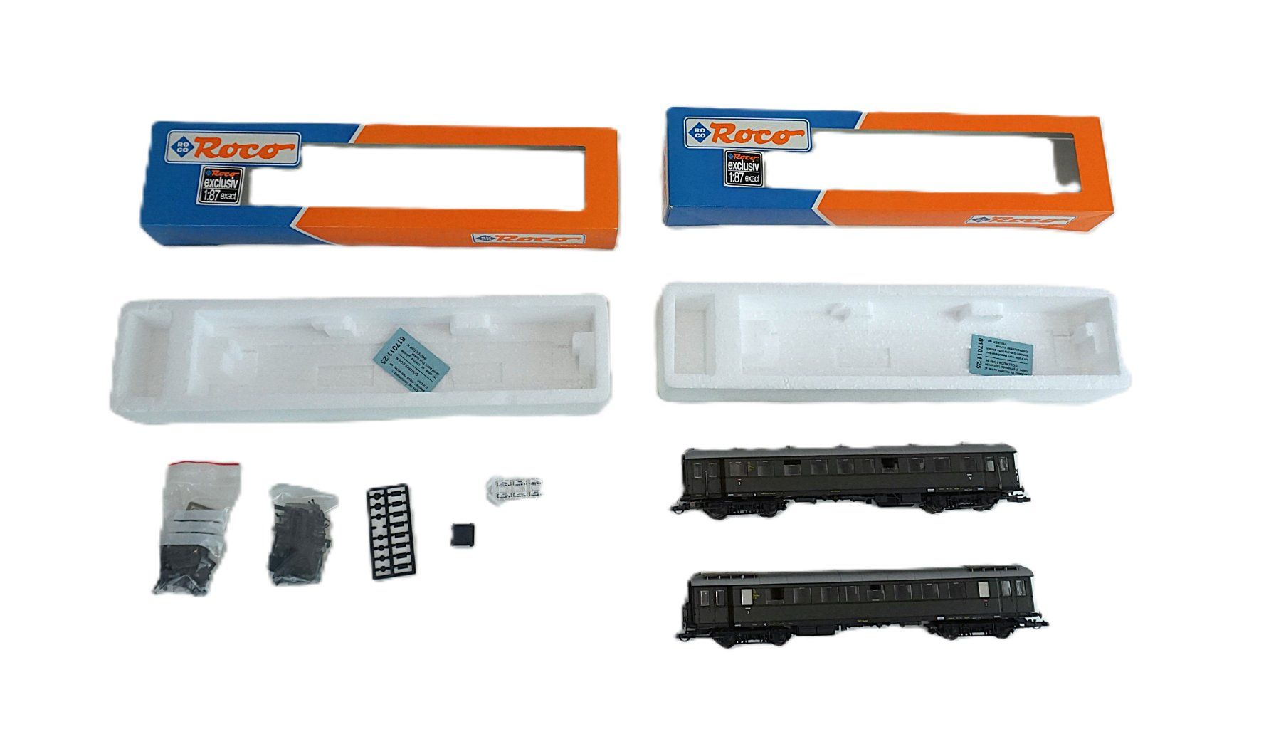 Roco Modelleisenbahnen: DR Eilzugwagen 3. Kl Set Roco 44551 – Gebraucht aus Pratteln von  5