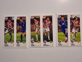 panini em 2016, 3x stickers mit modric etc