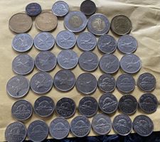 Kanada Münzen Lot 1929-2015