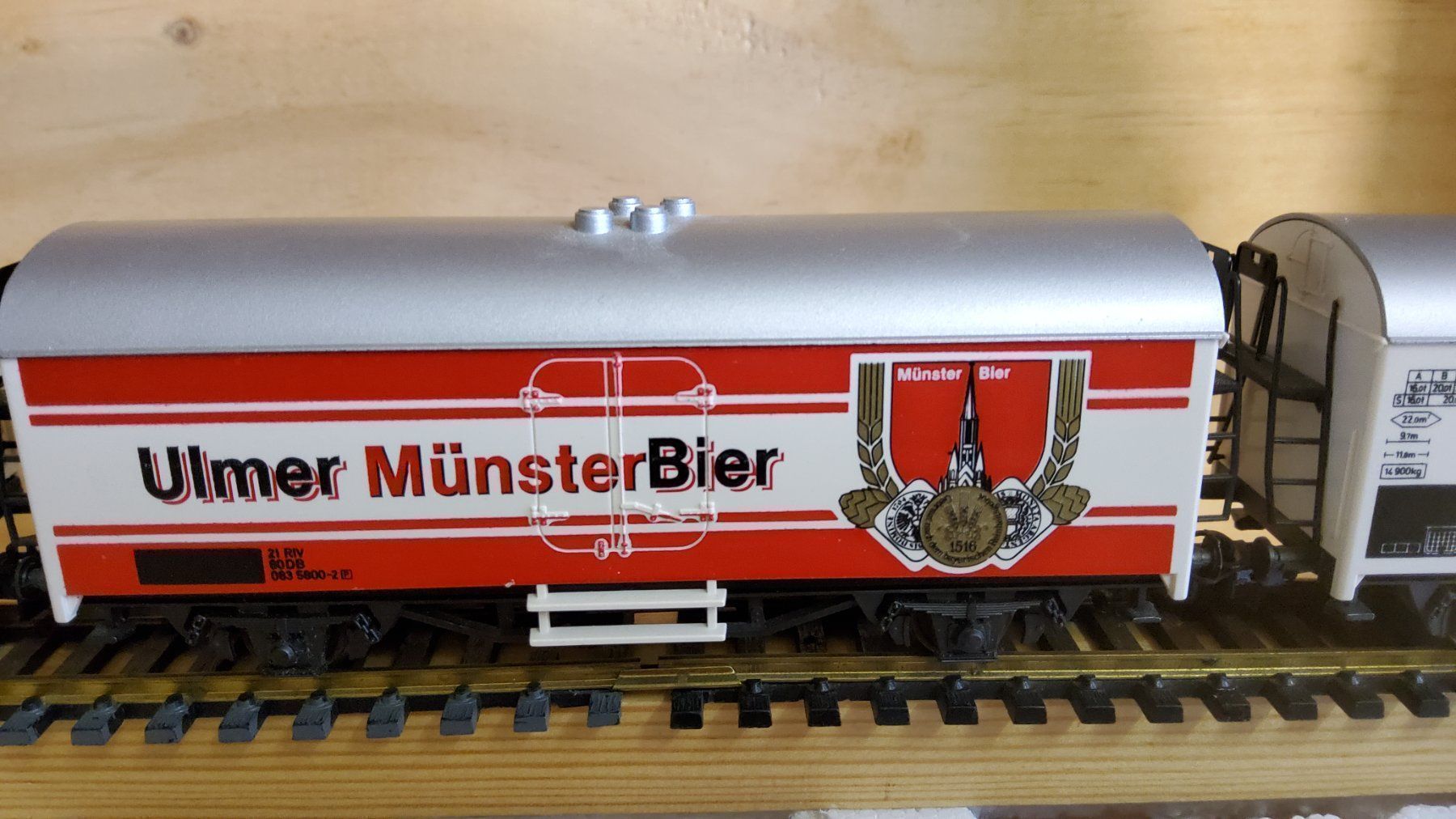 Modelleisenbahnen: Modelleisenbahn "3 Güterwagen" H0 Baur – Gebraucht aus Grüningen von VENOM59 3