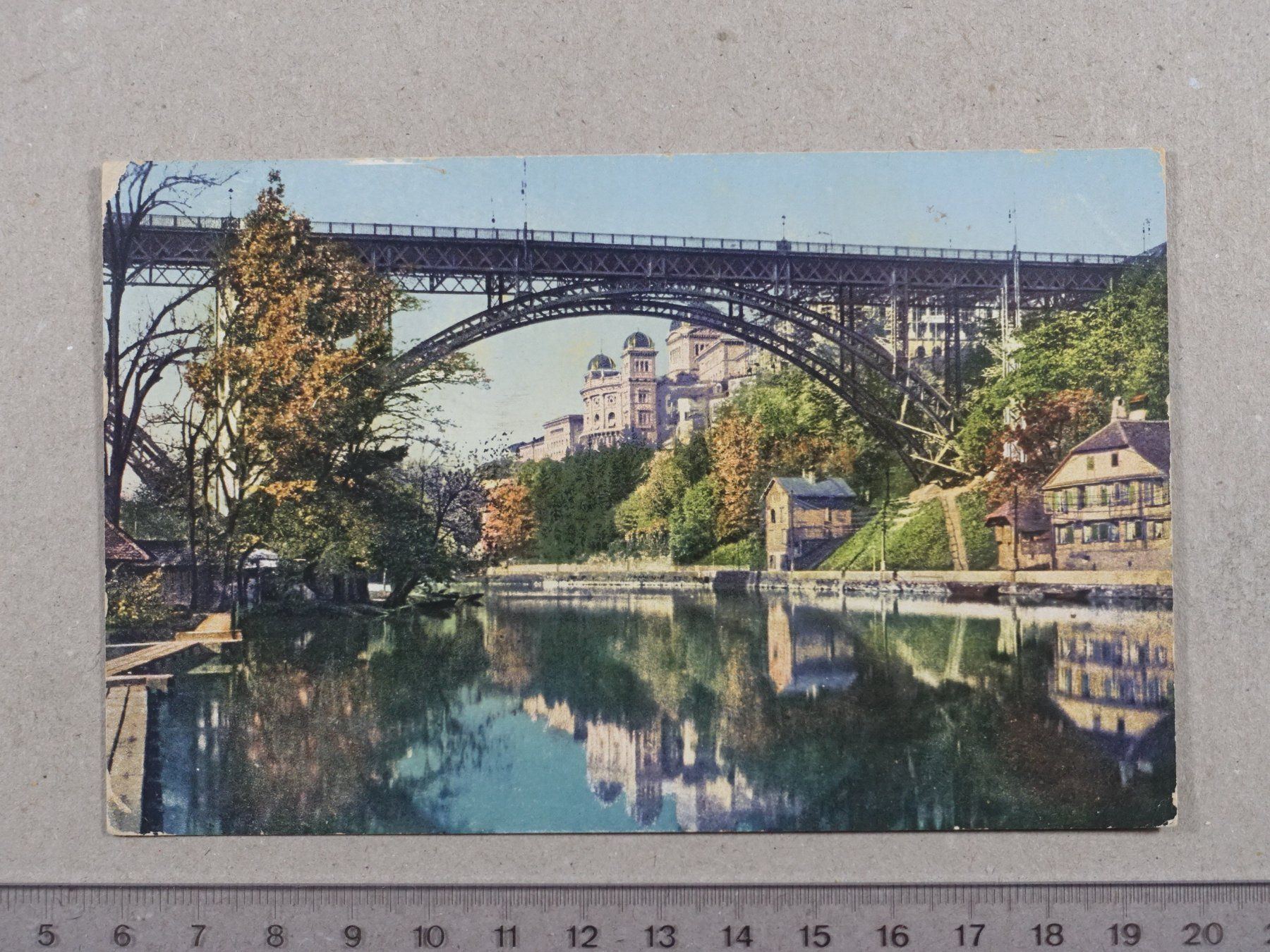 Cartoline postali: Bern, 1914, Kirchenfeldbrücke – Usato da Lenzburg venduto da fh1