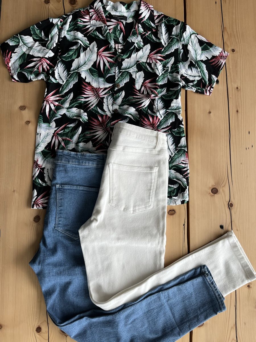 Bershka Jeans: Gestuz & Bershka Jeans & Hemd - Gr. M – Nuovo (secondo la descrizione) da Davos Dorf venduto da AJRMBA 8