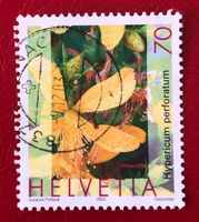 Nr.1073 Echtes Johanniskraut Pflanzen GESTEMPELT 2003    