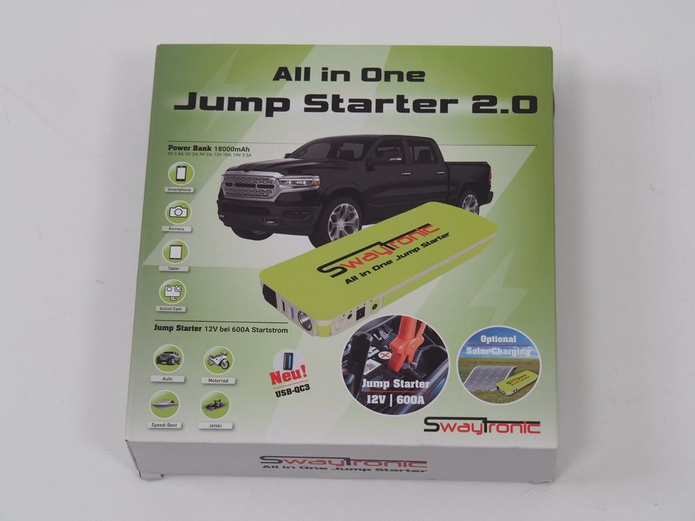 SWAYTRONIC All in One Jump Starter (17322) Kaufen auf Ricardo