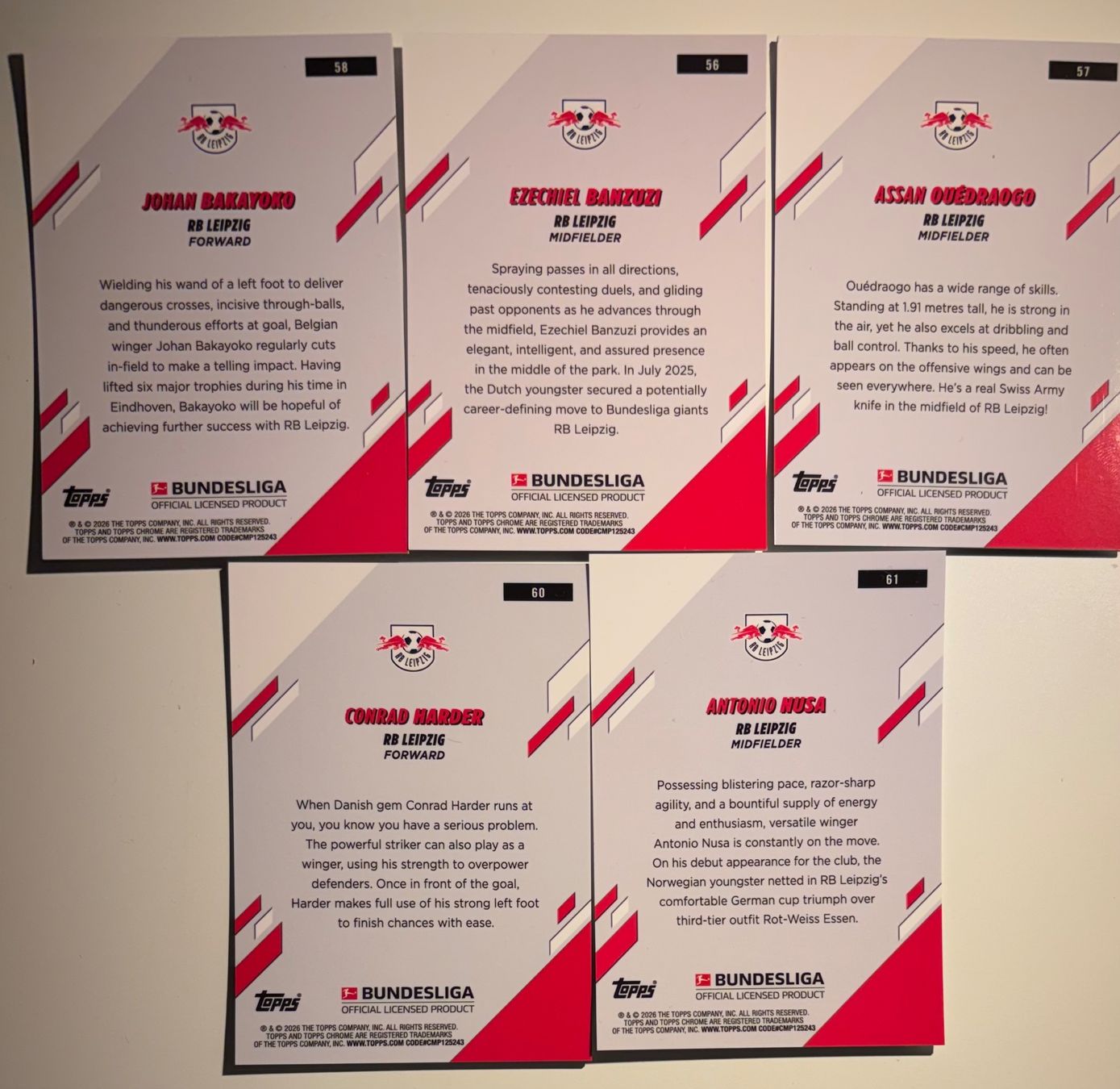 Topps Carte collezionabili: RB Leipzig Topps Chrome Bundesliga – Nuovo (secondo la descrizione) da Meilen venduto da rr0 1