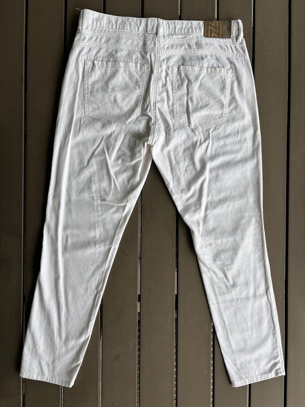Nile Pantaloni: Nile Sommerhose, Gr. M, weiss – Nuovo (secondo la descrizione) da Ebnat-Kappel venduto da Molton 1