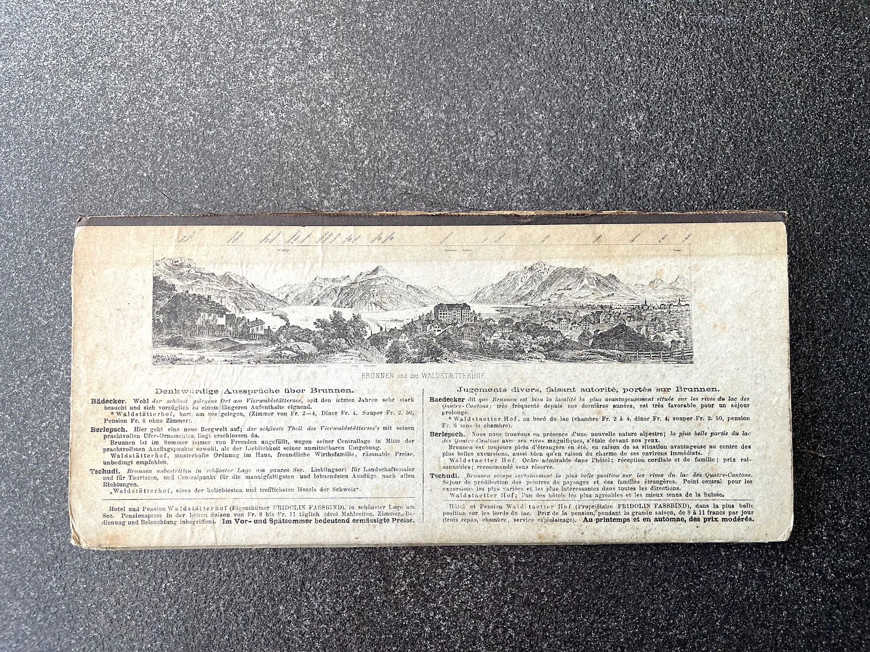 Cartes géographiques & atlas: Karte der Gotthard-Bahn 1880 – D'occasion à Burgdorf par Bsb7 4