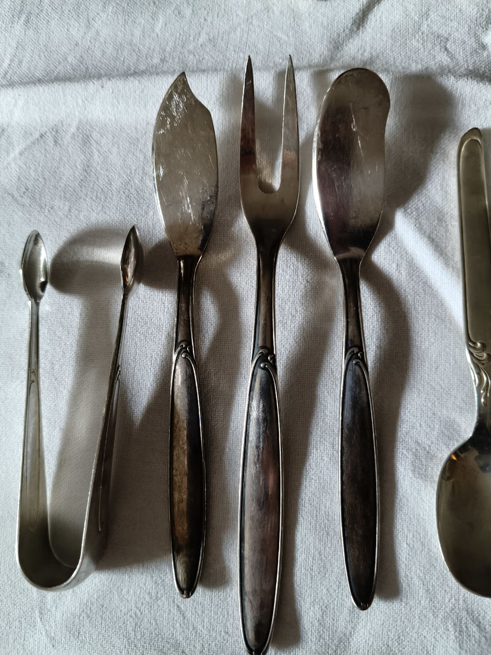 Set di posate: 38 teiliges Silberbesteck – Usato da Stansstad venduto da Falcon-Crest 2