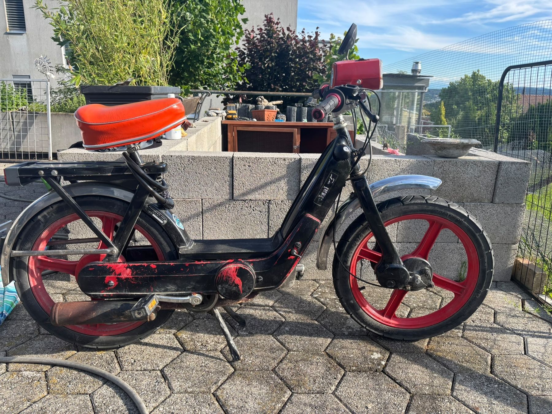 Piaggio Ciclomotori: piaggio CIAO schwarz rot – Usato da Riedholz venduto da Dilovan07 2