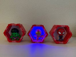 3x Marvel Avengers WOW! PODS (Hulk, Iron Man, Spider-Man)
