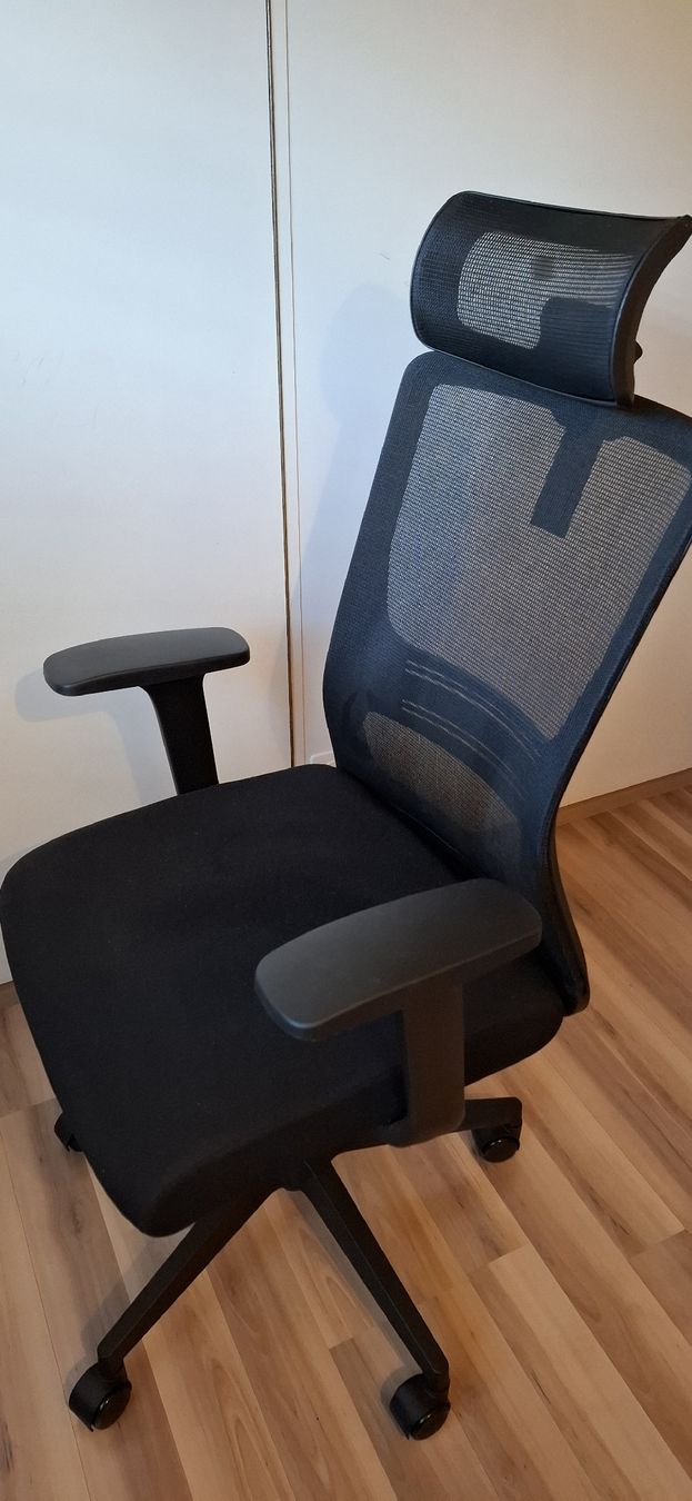 Stühle: Bürostuhl Netzstoff schwarz – Gebraucht aus Schinznach Dorf von Hal_b69h 1