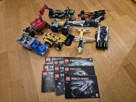 Diverse Lego Technic Sets mit Anleitungen