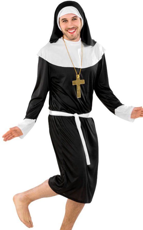 Costumi: Herrenkostüm Nonne Gr. L – Nuovo e nell'imballaggio originale da Oberegg venduto da MR-shop