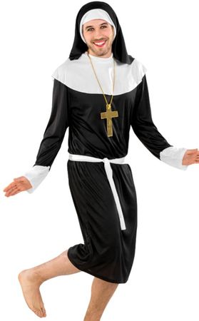 Herrenkostüm Nonne Gr. XL