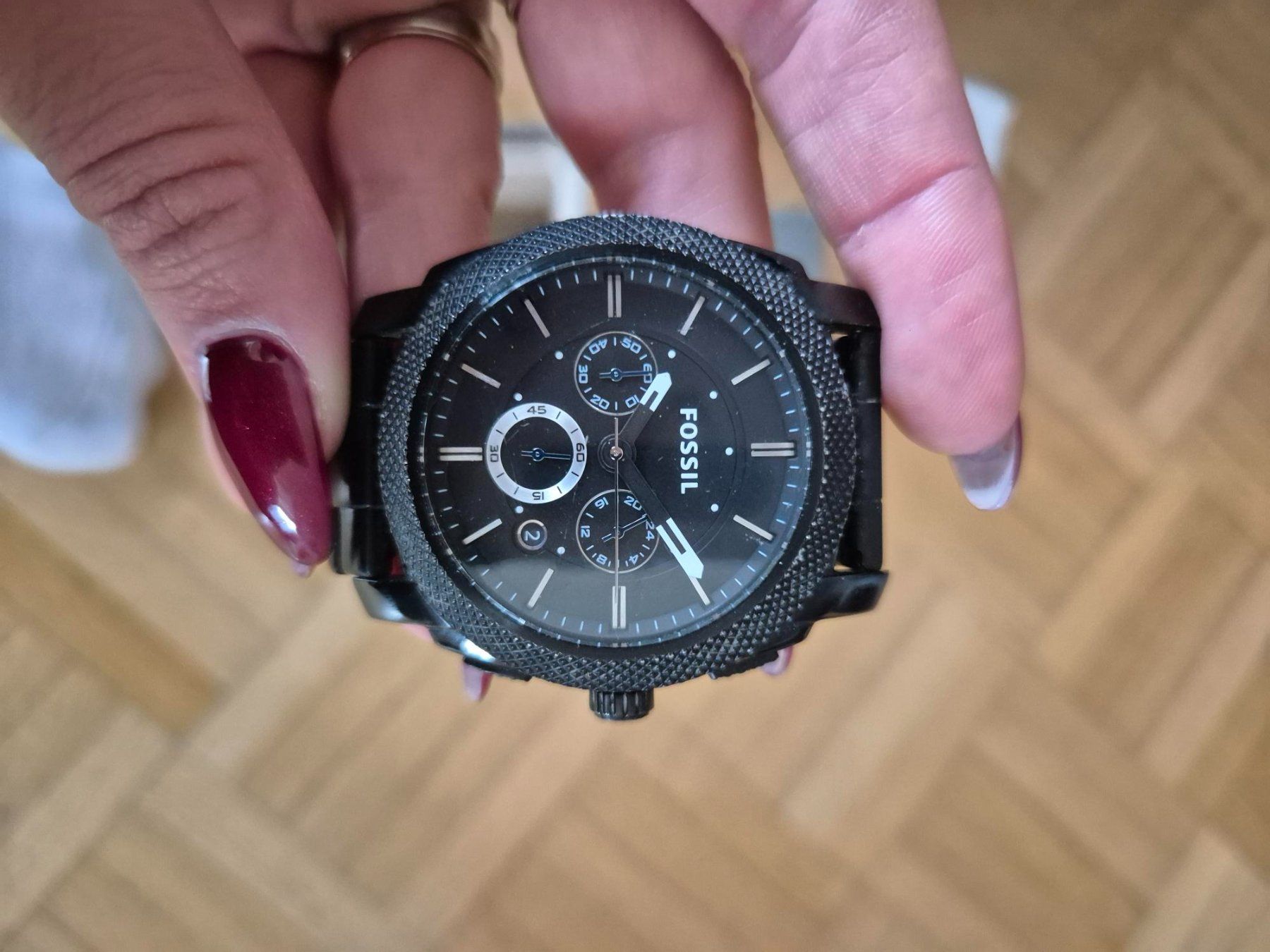 Fossil Orologi: Fossil Herrenuhr, Schwarz, gebraucht, Herbst Schnäppchen – Usato da Laupen BE venduto da ctr_2nct 1