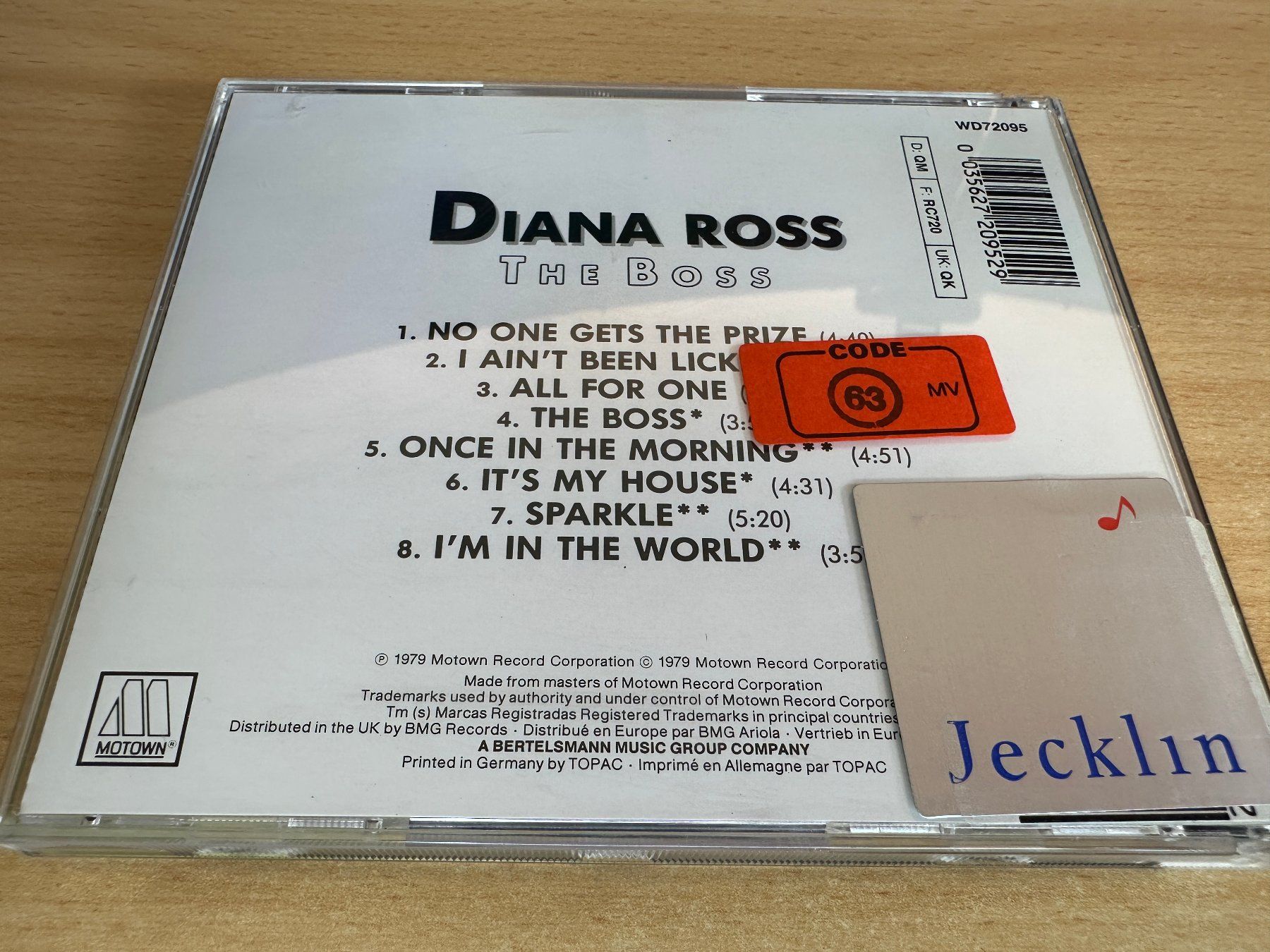 CD: Diana Ross – The Boss – Usato da Rikon im Tösstal venduto da Alpenmutz 1
