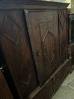 Barocker Fichtenschrank inkl. original Schloss mit Schlüssel