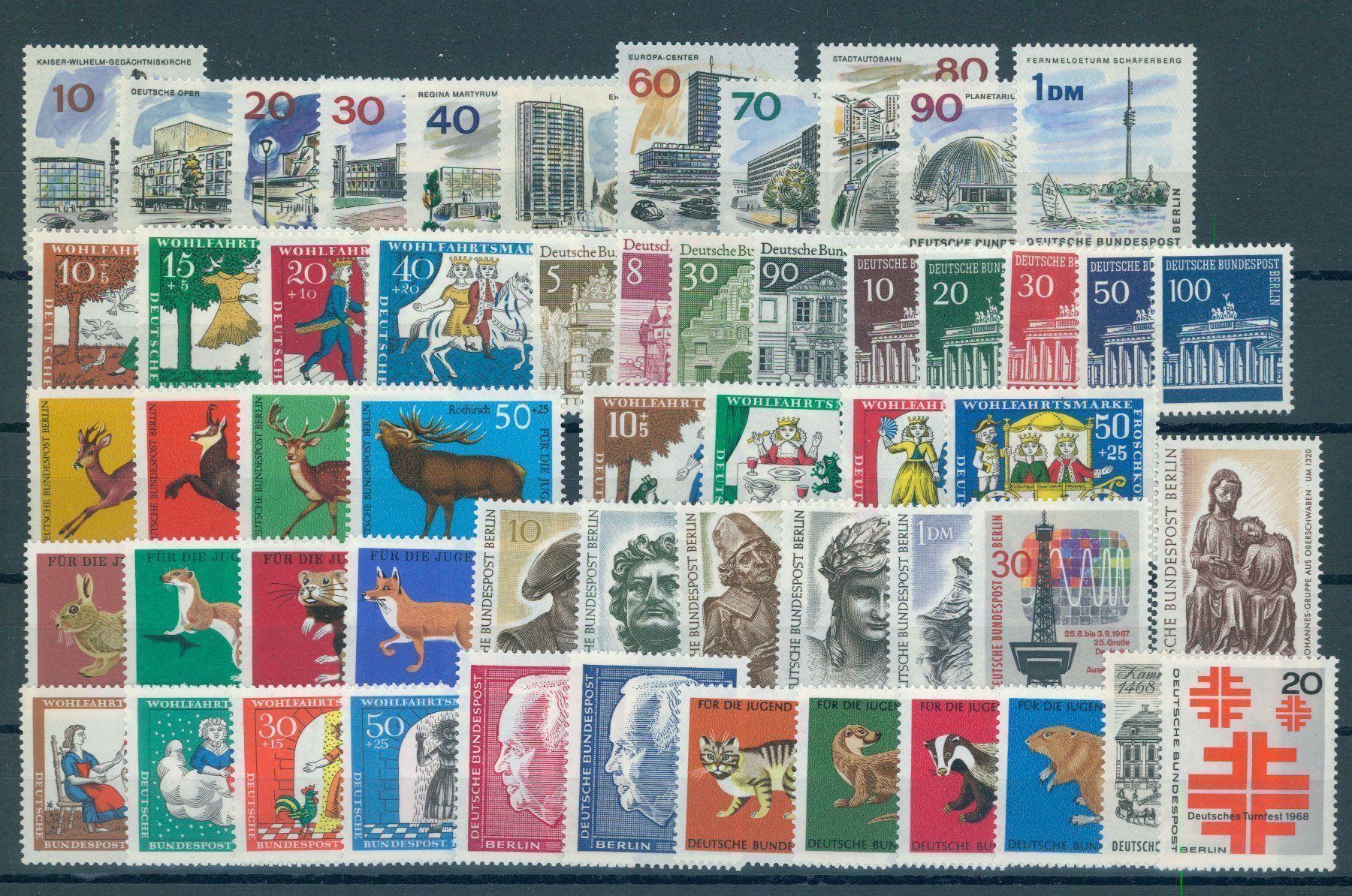 Alle Briefmarken: BERLIN, SUPERSAMMLUNG, 600 VERSCHIEDENE MARKEN POSTFRISCH ** – Neu (gemäss Beschreibung) aus Wetzikon ZH von Philimpex 1