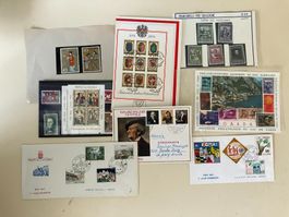 Konvolut Briefmarken Sonderkarten, diverse Länder