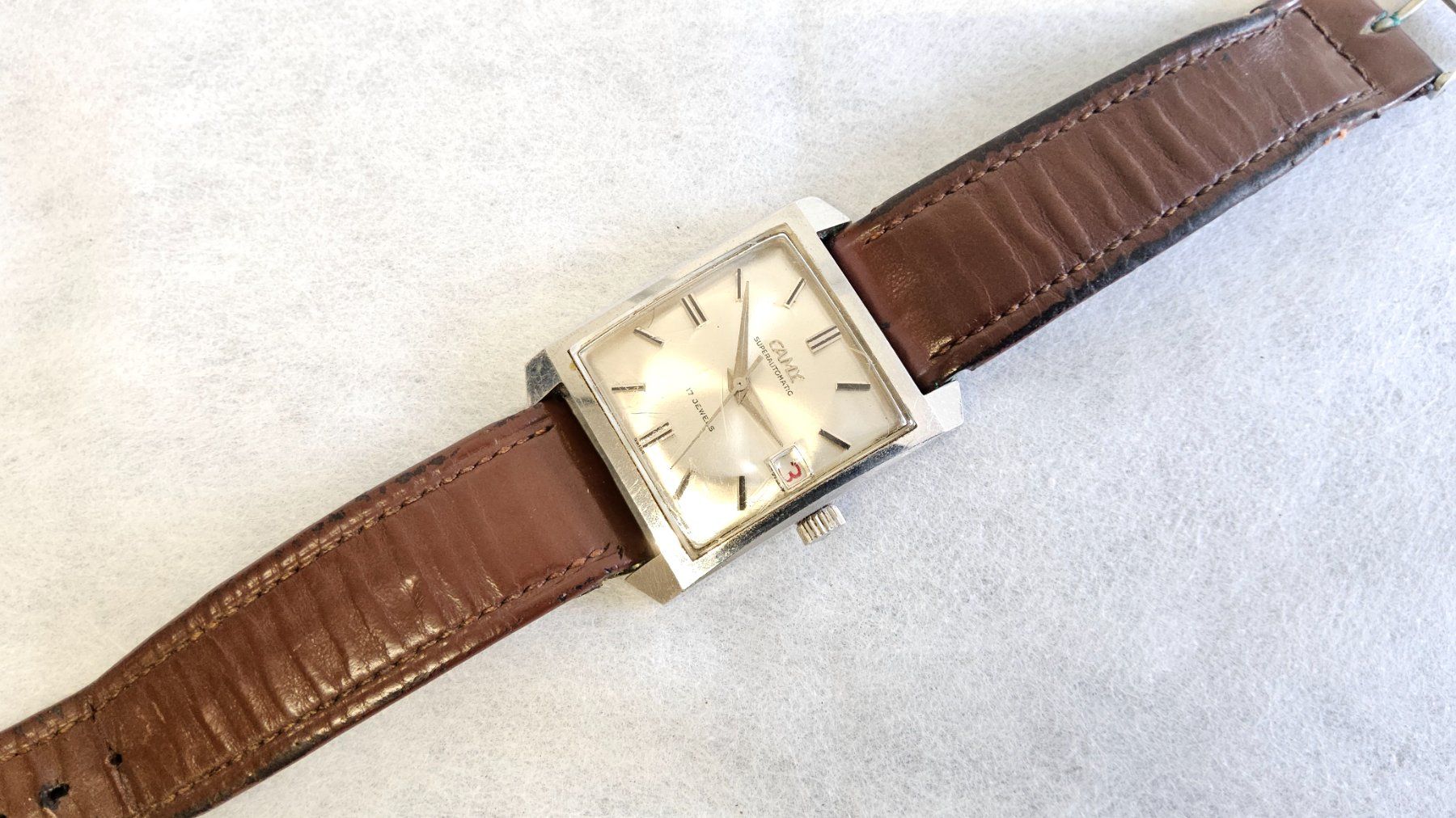 Orologi: Montre automatic vintage Camy Superautomatic avec dâte – Usato da Malleray venduto da Frederic24