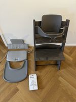 Hochstuhl Stokke Tripp Trapp Grau mit Zubehör guter Zustand