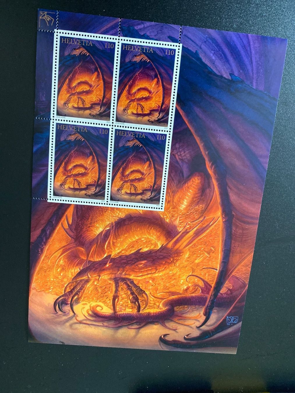 Alle Briefmarken: 2023  **  J.R.R. Tolkien    Smaug    postfrisch – Neu (gemäss Beschreibung) aus Niederrohrdorf von leni29