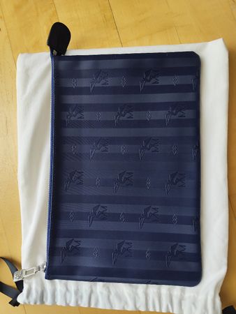 MOLLERUS Etui Tasche dunkelblau Grösse ca 25x17