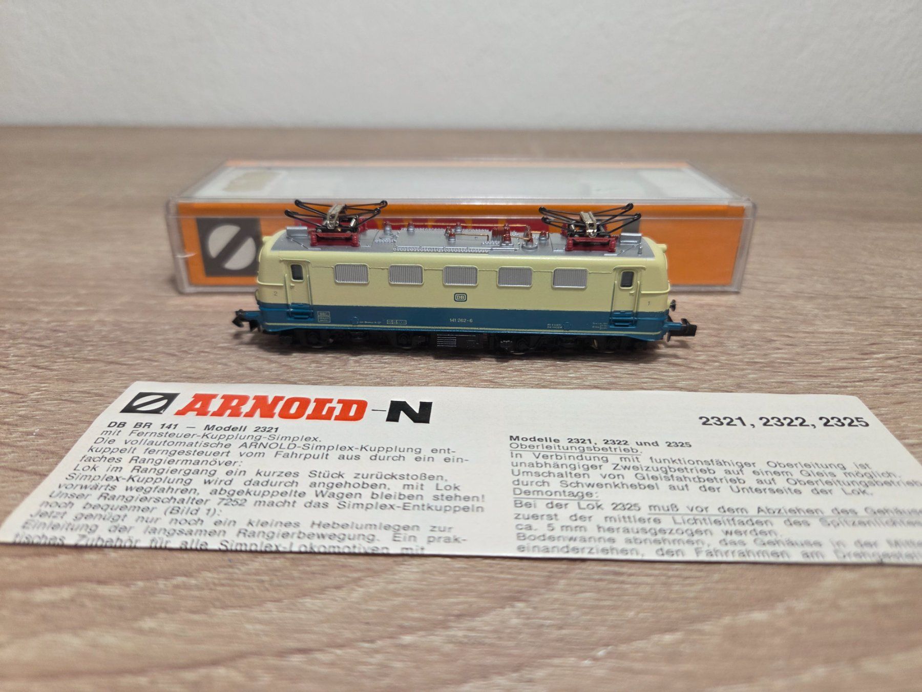 Arnold Modellini di ferrovie: Arnold N 2322 E-Lok BR 141 DB – Usato da St-Aubin-Sauges venduto da Lo_Go 6