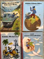 Ein Posten von 8 diversen, sehr alten Globi Büchern