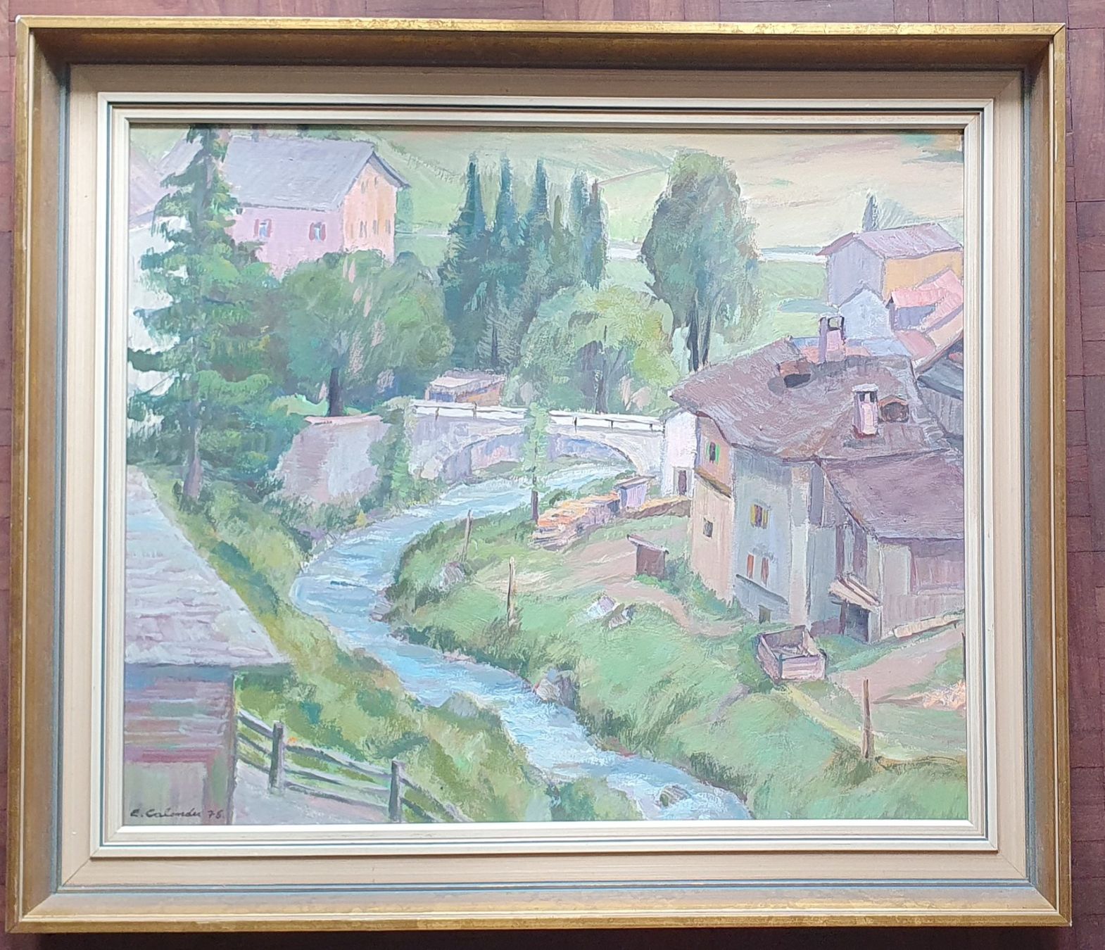 Gemälde: Eugen Calonder - Öl - Gemälde 1975 – Gebraucht aus Kreuzlingen von Rschweiz1