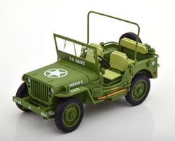 Jeep Willys US Army 1943-1945 offen dunkel Oliv         1:18