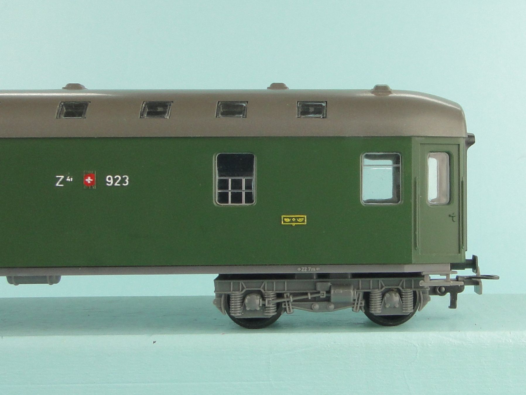 Kleinbahn Modellini di ferrovie: Kleinbahn 383 SBB Gepäckwagen – Usato da Bülach venduto da cann11