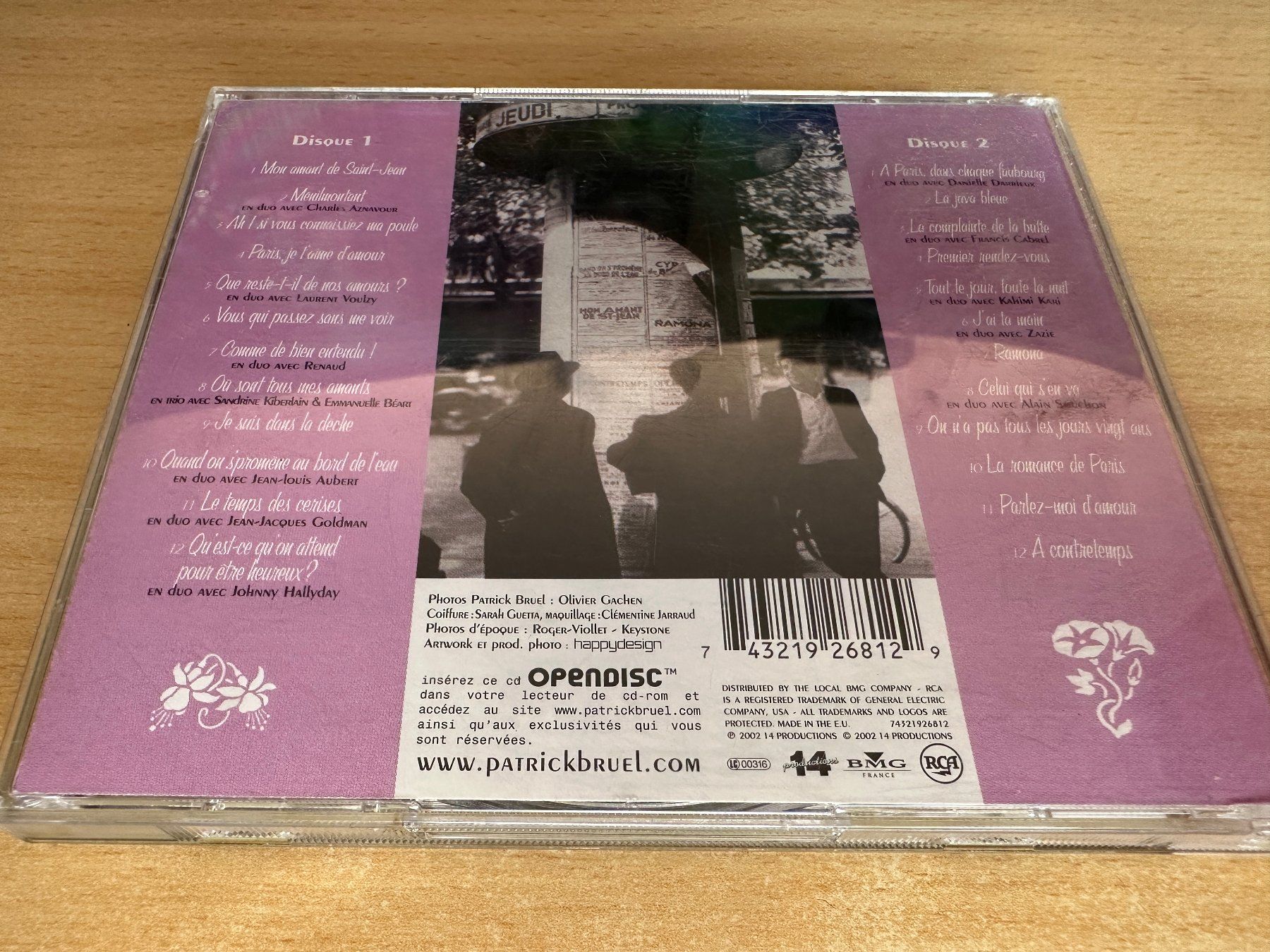 CD: Patrick Bruel – Entre-Deux... - 2 CD – Usato da Rikon im Tösstal venduto da Alpenmutz 1
