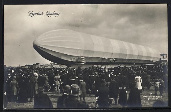 Foto & Poster: Foto-AK Zeppelin Luftschiff kurz nach de – Usato da Berlin venduto da bartko-reher