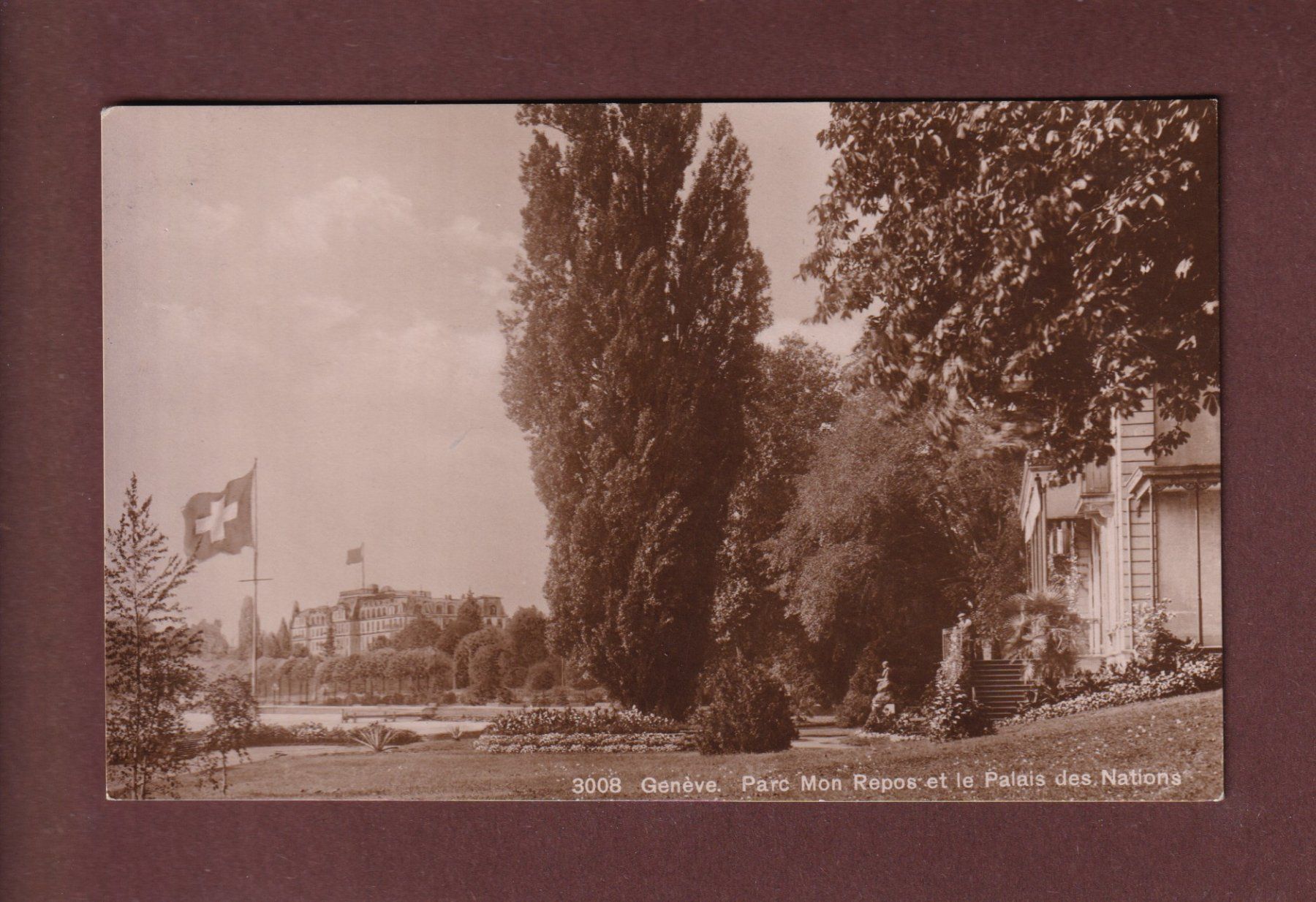 Ansichtskarten: GENEVE - Parc Mon Repos – Gebraucht aus Pully von nicecards-shop