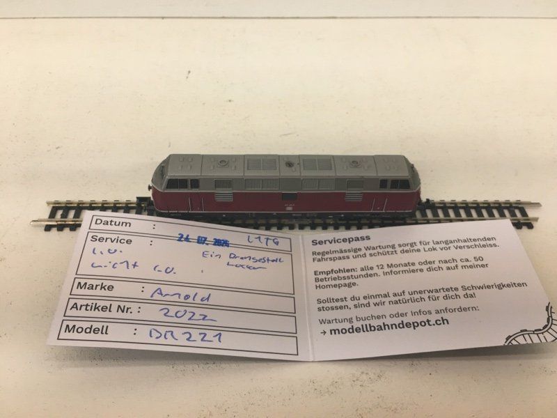 Trix Modellini di ferrovie: Spur N Arnold 2022 V221 Deutsche Bundesbahn – Usato da Büsserach venduto da ModellbahnDepot 1