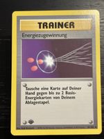 Pokemon Energiezugewinnung 81/102 base trainer 1. edition