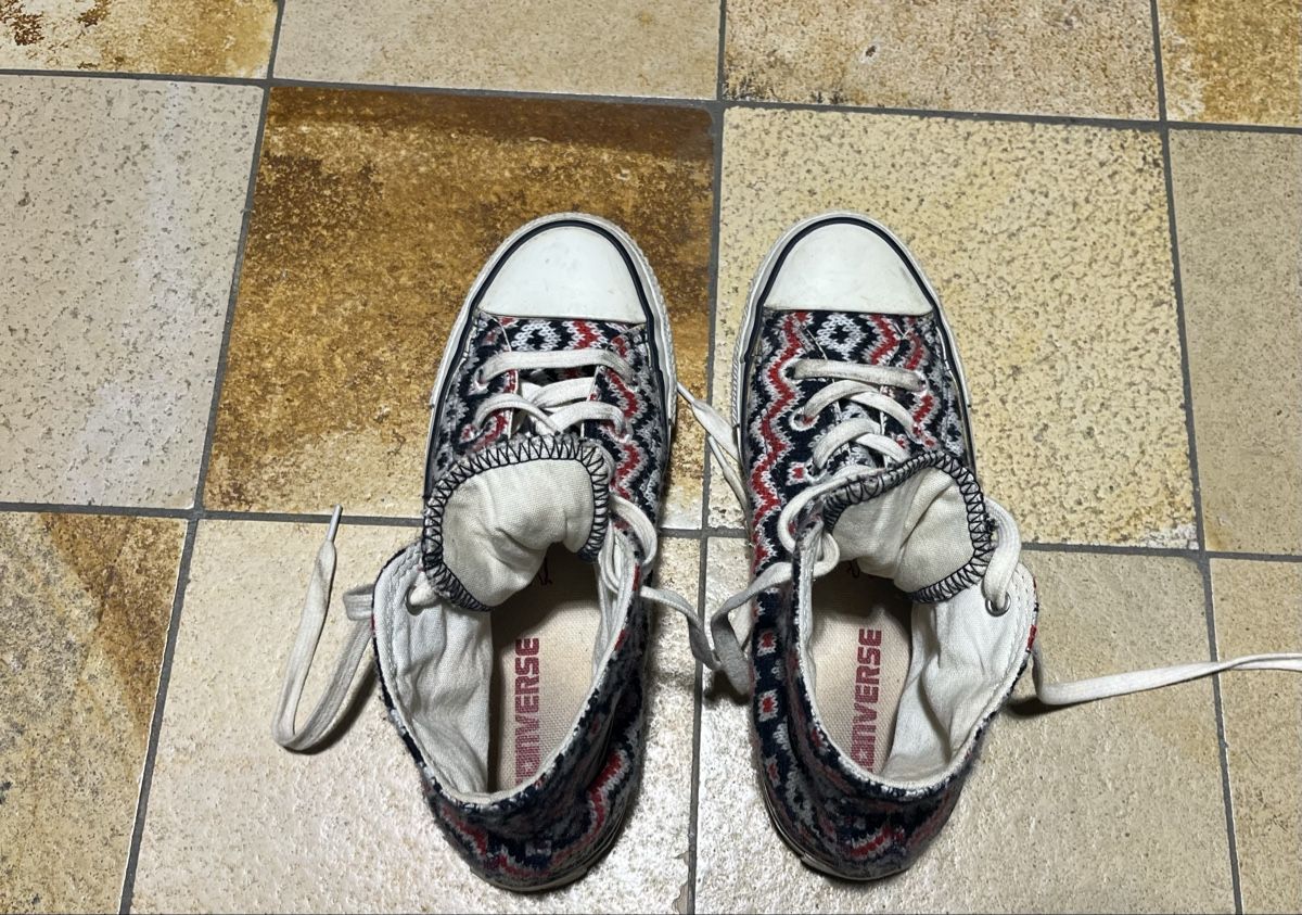 Converse Scarpe da uomo: Converse All Star mit einzigartigem Strickmuster – Usato da Riehen venduto da Louloulila 4