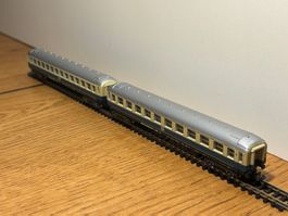 G626: 2 DB Personenwagen (Spur N)