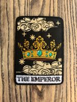 Aufnäher Patch zum Aufbügeln Tarot Karte der Herrscher Wicca