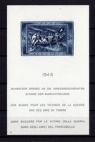 R1707  /  Bloc don Suisse 1945 neuf XX gomme blanche