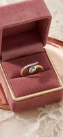 Bague Serpent avec topaze bleue