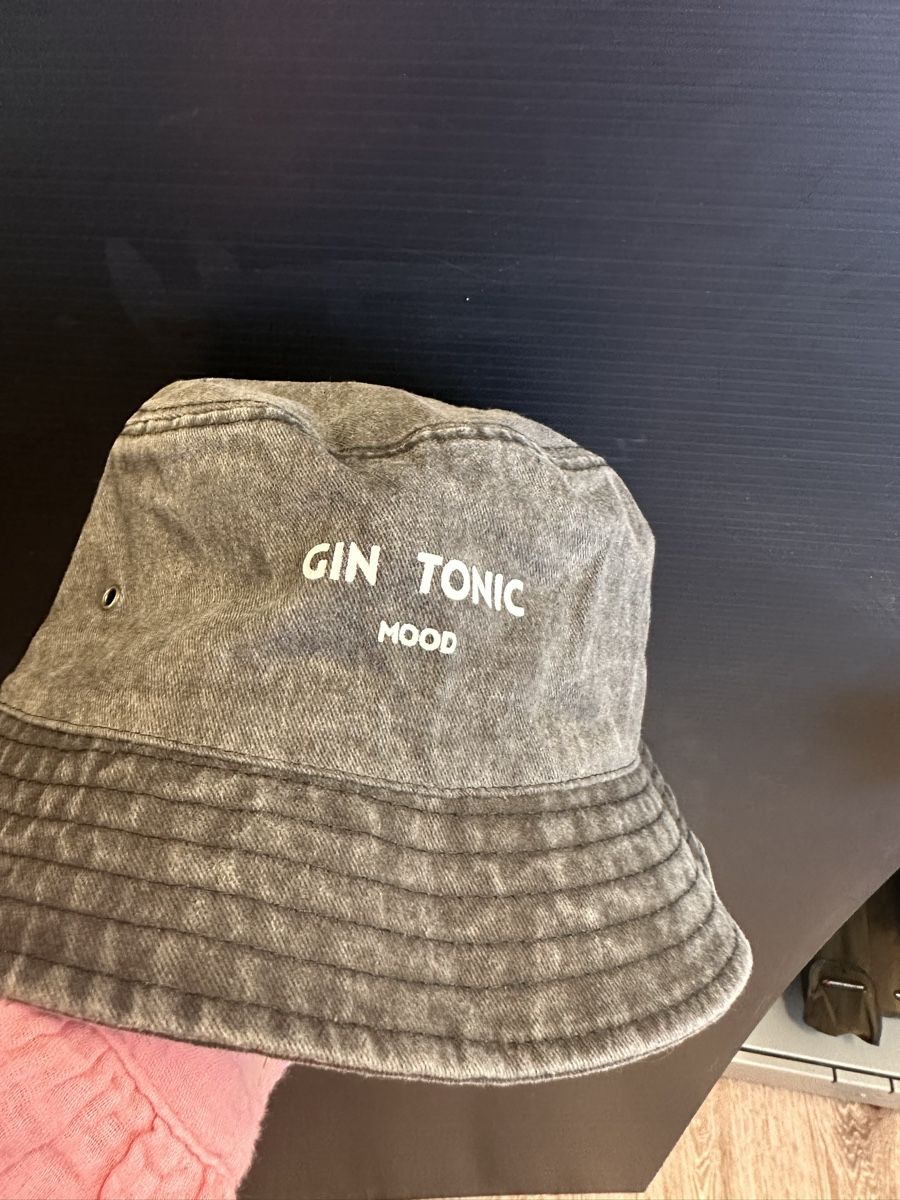 Copricapi, berretti & cappellini: Bucket Hat GIN TONIC MOOD grau neu – Nuovo e nell'imballaggio originale da Oberurnen venduto da jasmin2fel