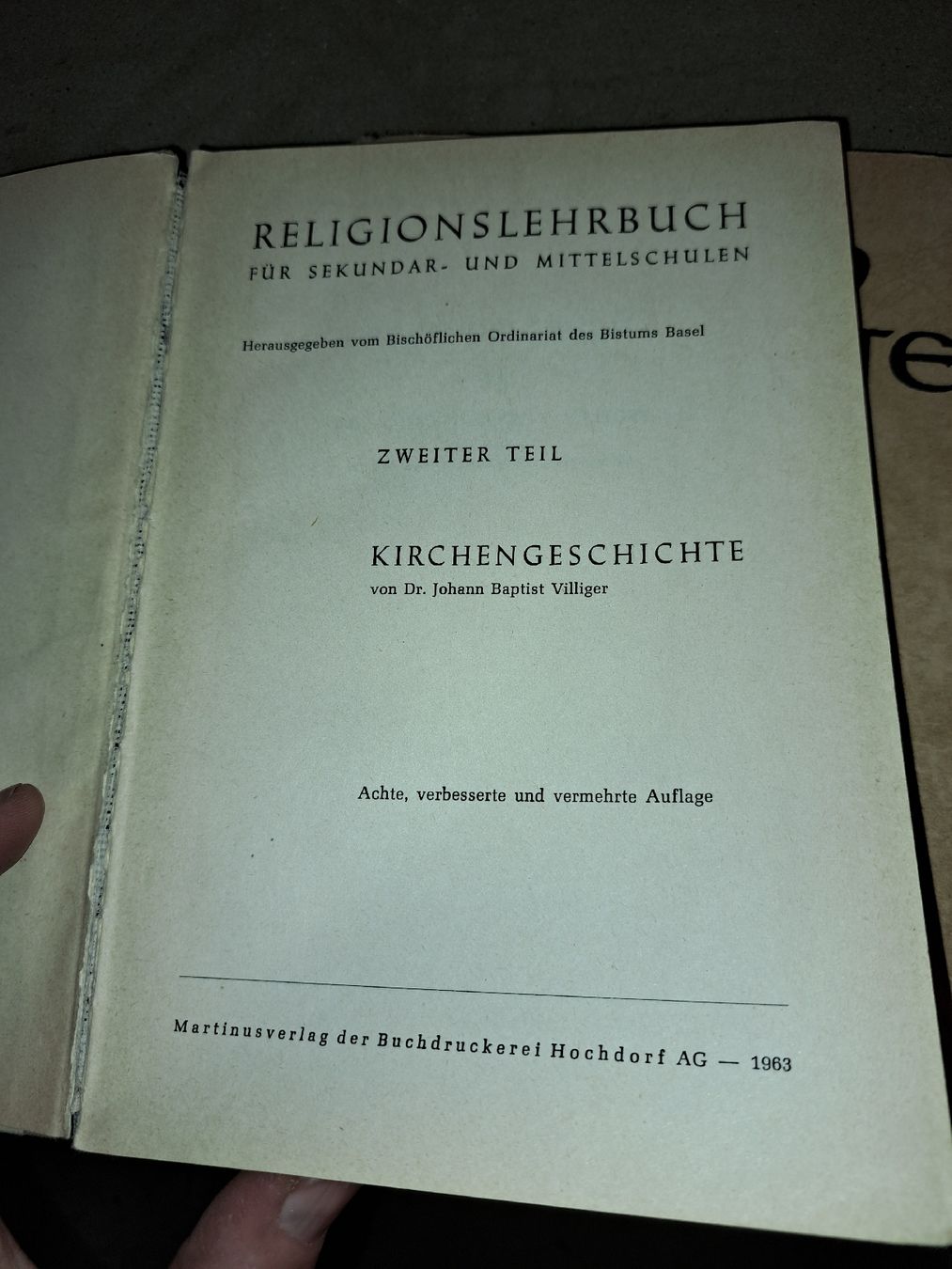 Libri: Religionslehrmittel Kirchengeschichte,2 Bücher – Usato da Kölliken venduto da Upcycling-by-Mc-TAM 3