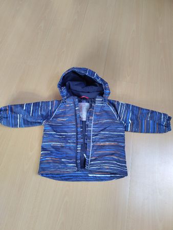 Reima Jacke blau gemustert Grösse 80 guter Zustand