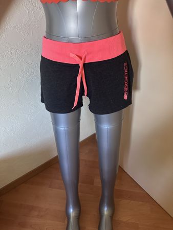 Short orange gris neuf 36
