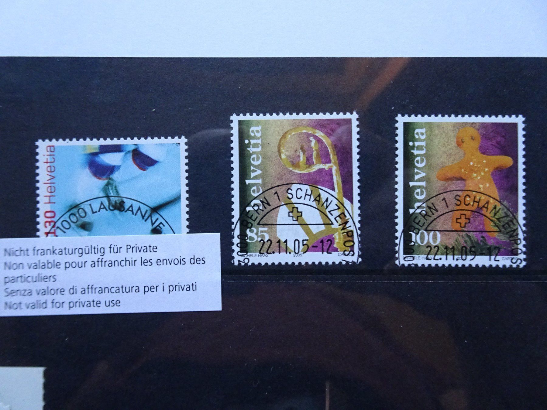 Tous les timbres: 2005 – Neuf (Voir description) à Aadorf par Chnorli-Furz 2