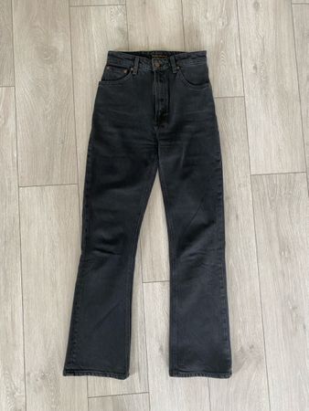 Nudie Jeans Hose Damen W26 L30 dunkelgrau Rowdy Ruth NEU