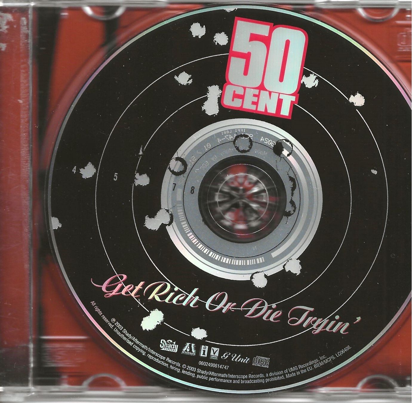 CD: 50 CENT  -Get rich or die tryin'- – Usato da Reinach BL venduto da studii100 2